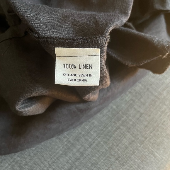 ❗️FINAL PRICE❗️NWOT Black 100% linen dress with pockets, XS-M - Picture 9 of 11